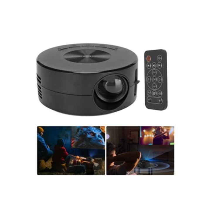 Videoproiector Mini LED Multifunctional TFT LCD, Functie Ecran Telefon, Acasa