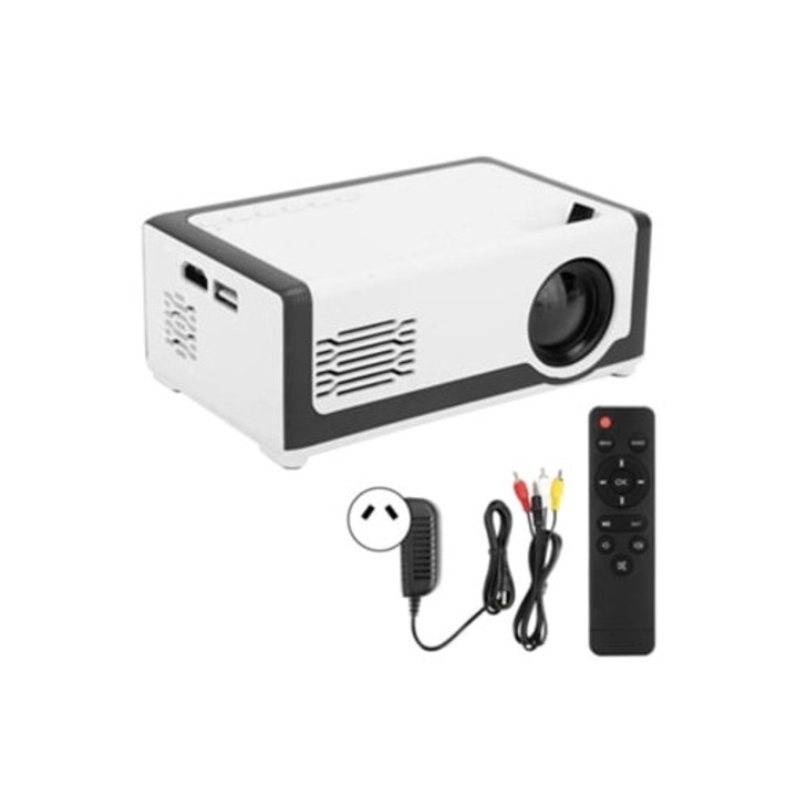 Videoproiector mini portabil M1 1080p, HDMI, USB, AV, 100-240V, Aquaforge