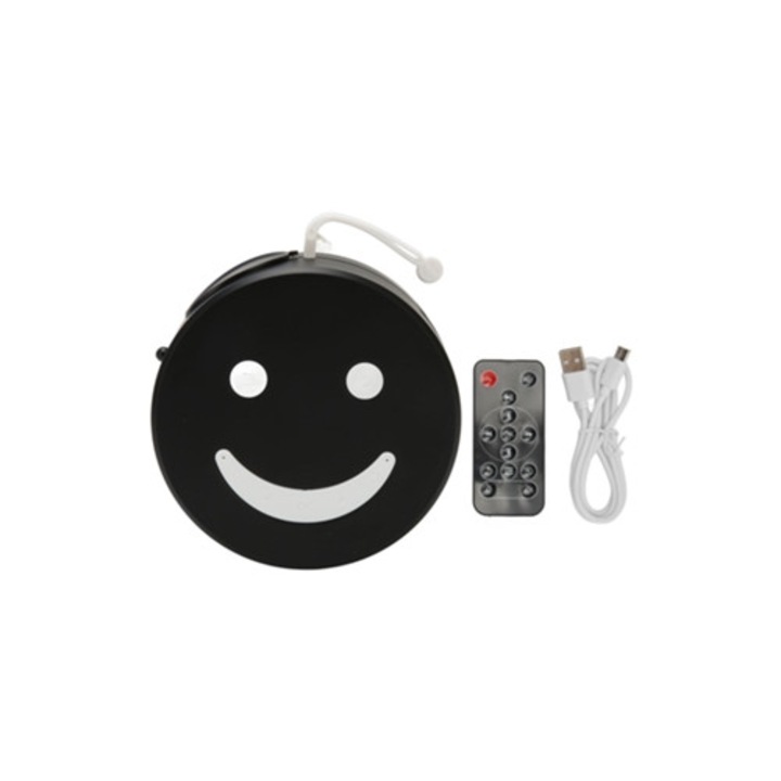 Videoproiector portabil 1080p, Hifi Stereo, cu telecomanda, negru, Aquaforge