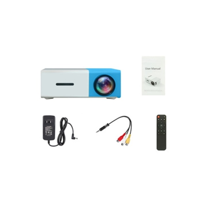 Мини LED Видеопроектор Yg300, поддръжка на 1080p, Aquaforge