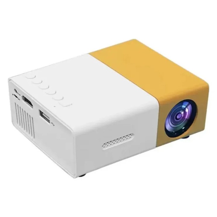 Мини LED видеопроектор 1000 лумена 320x240p HDMI, USB, аудио, Aquaforge