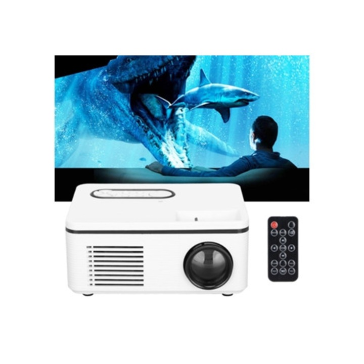 Мини преносим видео проектор 1080p, за домашно и външно забавление, Aquaforge