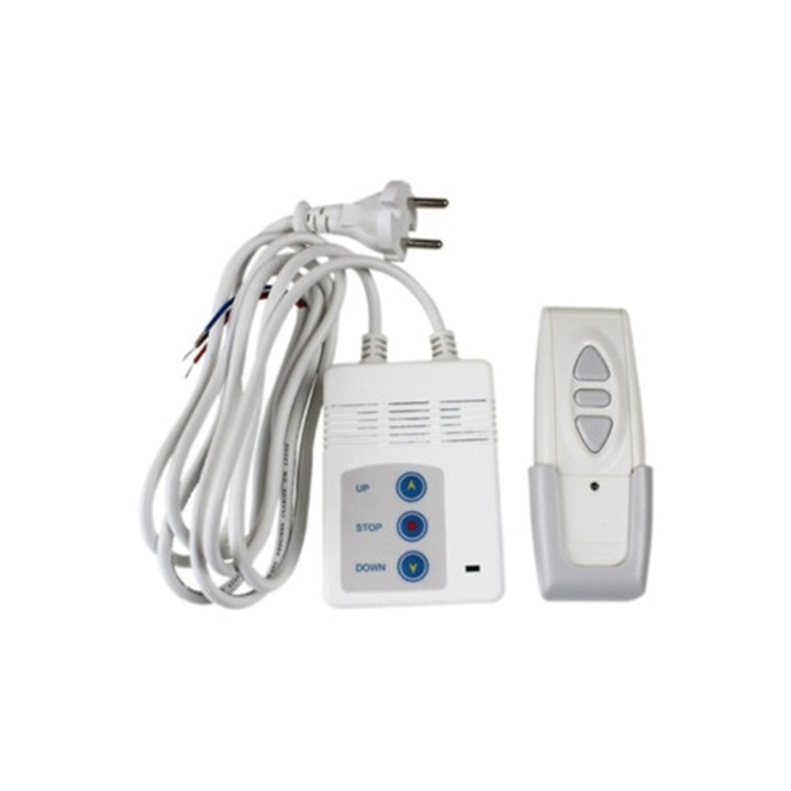 Ecran de proiectie electric cu telecomanda, control radiofrecventa, priza EU