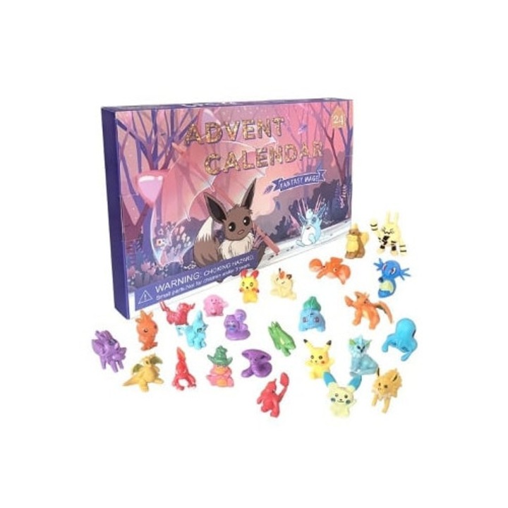 Calendar advent cu figurine pokemon