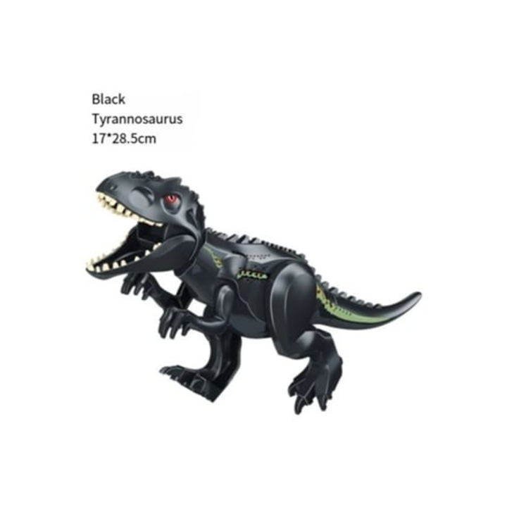 Figurina dinozaur T. Rex, mare, negru