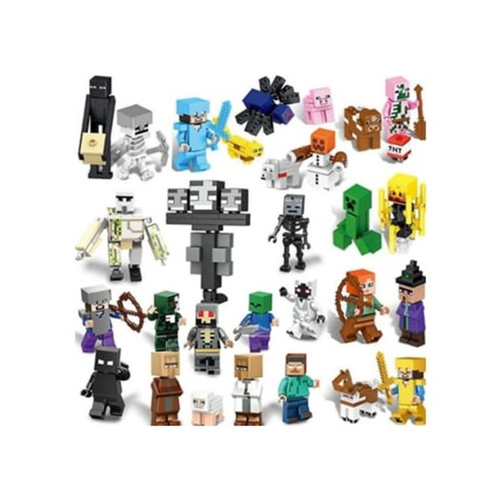 Комплект фигурки Minecraft Creeper, 29 части