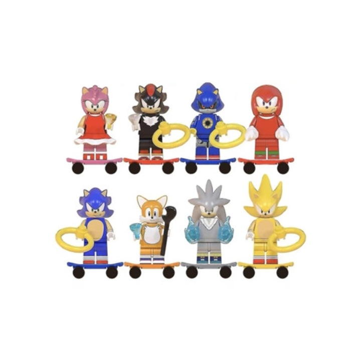 Set de constructie Sonic Super Nakru Stars Aquaforge, multicolor
