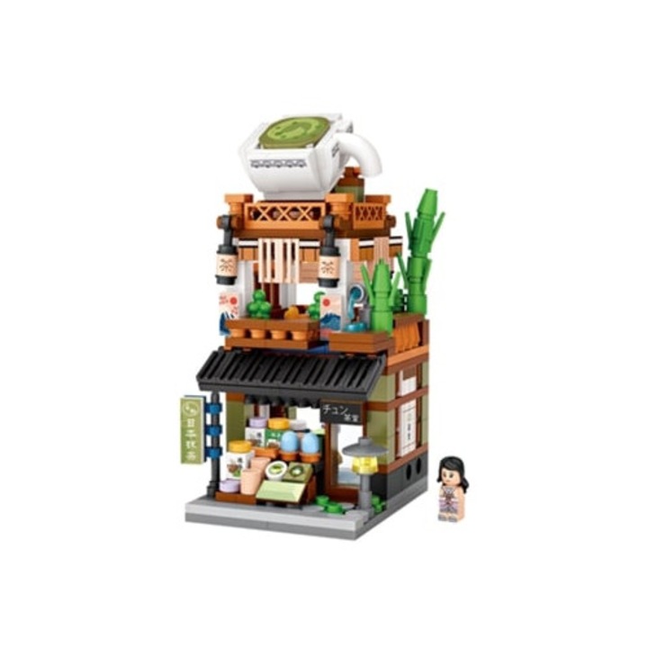 Set de blocuri de constructie arhitecturala, 379 Aquaforge, multicolor