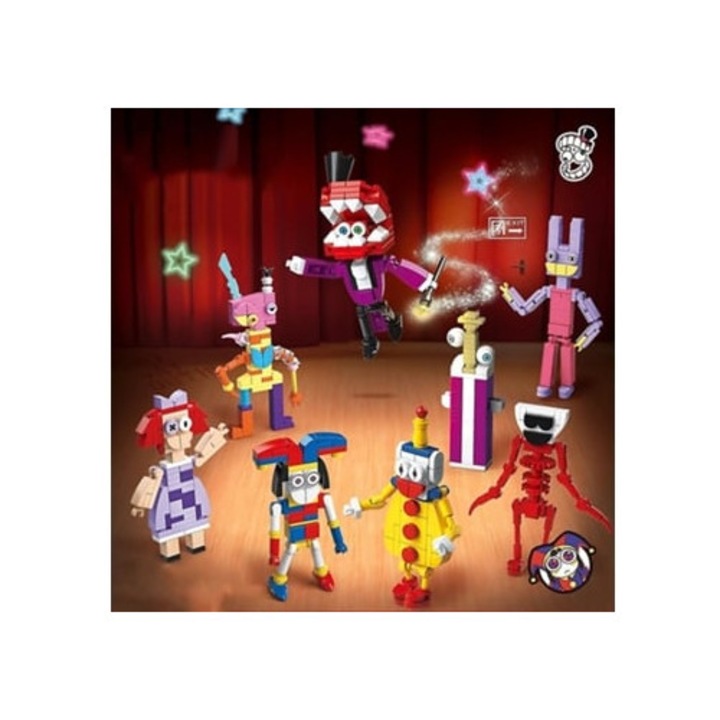 Set de constructie 503 piese 2023 The Amazing Digital Circus Joker