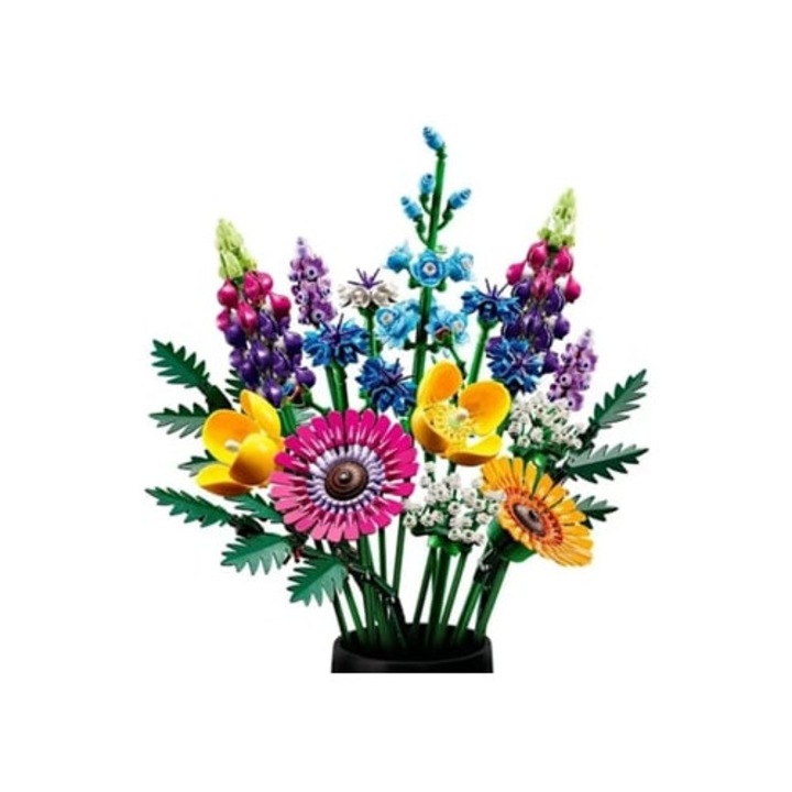 Buchet de flori salbatice, Lavanda si Gerbera, set adult, Aquaforge Botanical Collection