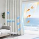 Draperii opace Joydeco 2x140x220 cm 100% in nepermeabil, izolare termica, design estetic