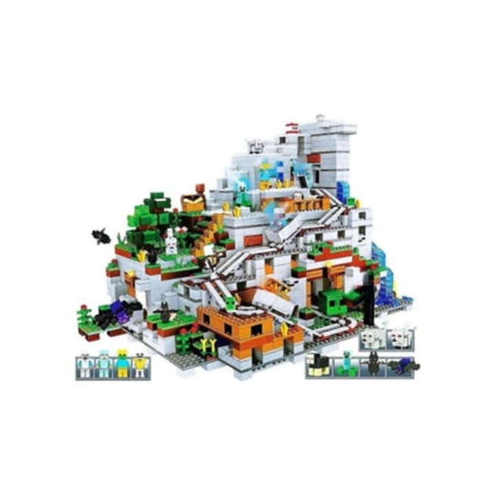 Set de constructie Minecraft 2052 Berggrottan, My World Aquaforge
