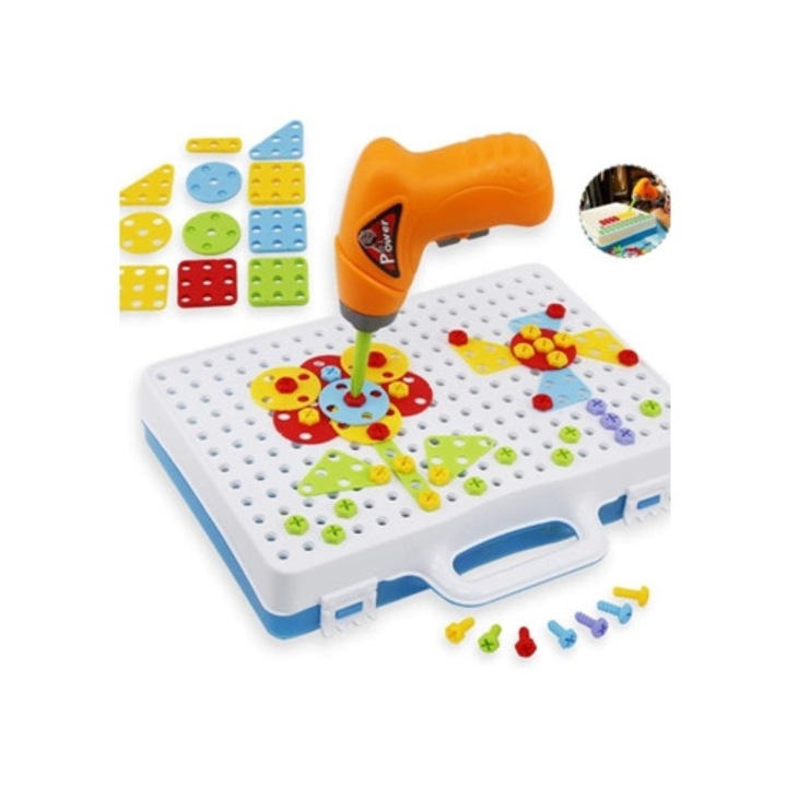 Joc educativ Montessori Plug-In, set, Klb Aquaforge