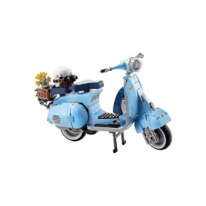 Set de constructie Vespa 125 MOC, motocicleta urbana