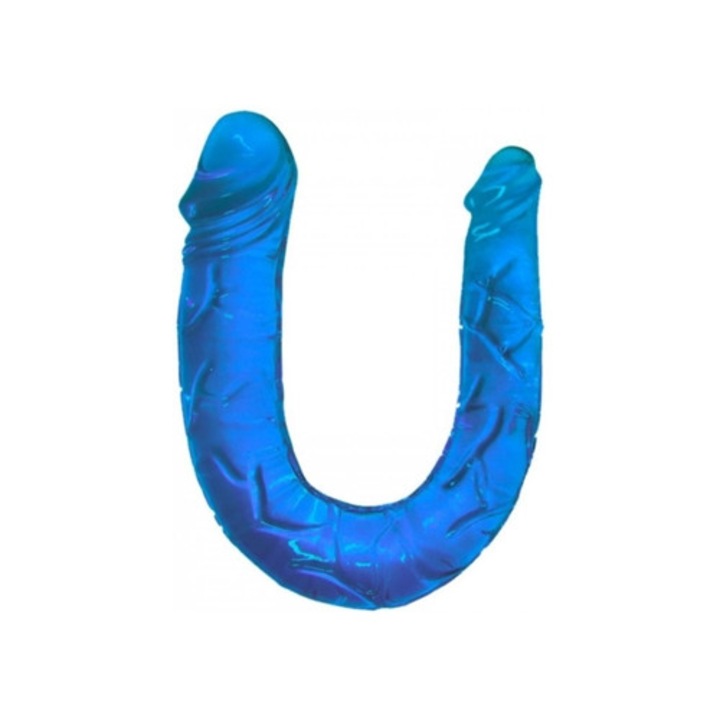 Двойно дилдо Baile, син стимулатор