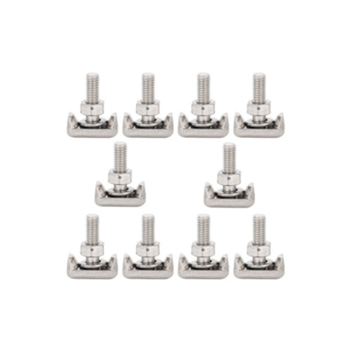 Conectori terminali pentru cablu de baterie auto, inox, T-Bolt, set de 10 bucati