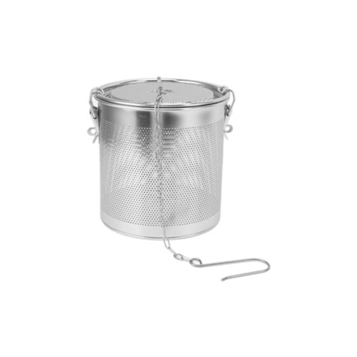 Infuzor din inox pentru condimente, filtrare microporoasa, intarita, 20x10cm