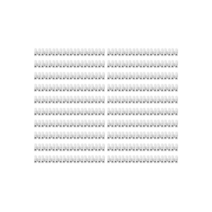 Set 200 Blocuri de Conexiune, Cleme pentru Cablu, Presiune cu Arc