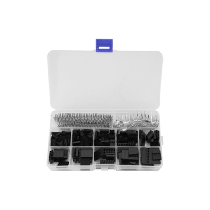 Set 650 bucati blocuri terminale plastice 2.54mm, accesorii tablouri electrice