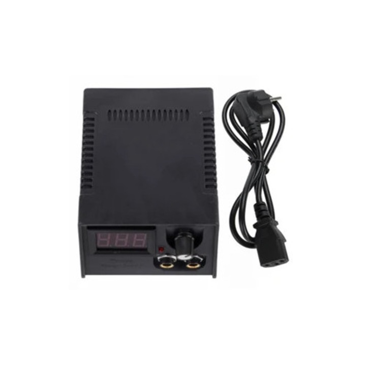 Цифрово захранване за татуировки, с LCD дисплей и кабел, 220V