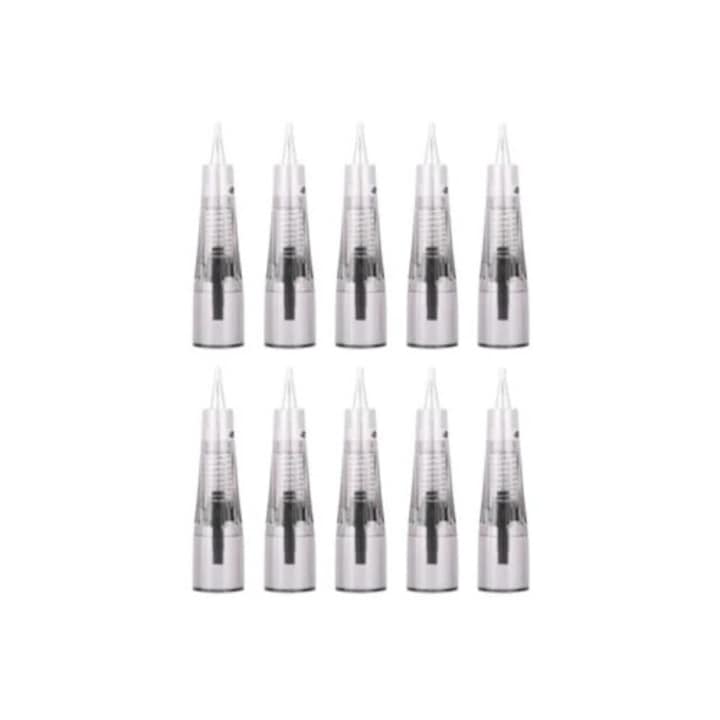 Set 10 Ace Microblading pentru Sprancene si Buze, cartuse pentru Tatuaj