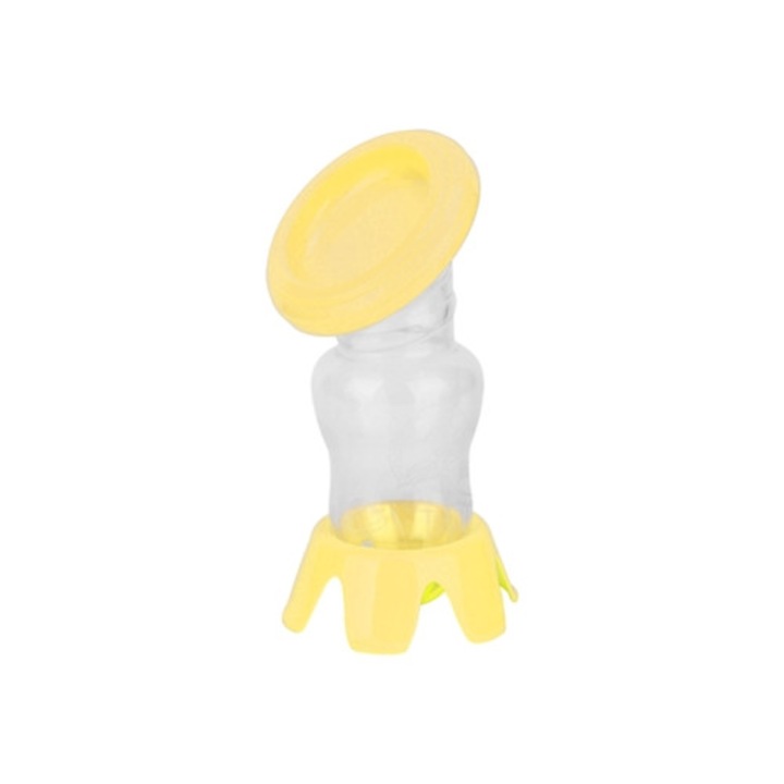 Kézi mellszívó csúszásgátló talppal, sárga