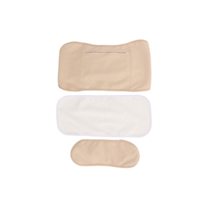 Állítható ricinusolaj csomag, máj méregtelenítésére, alvás javítására, pajzsmirigy javítására, khaki