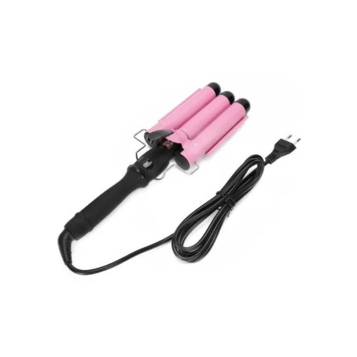 Ondulator de par electric, display LCD, placi triple, set