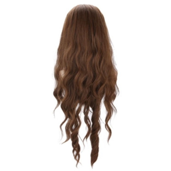 Peruca sintetica lunga ondulata pentru femei, culori negru, brunet, blond, accesorii par