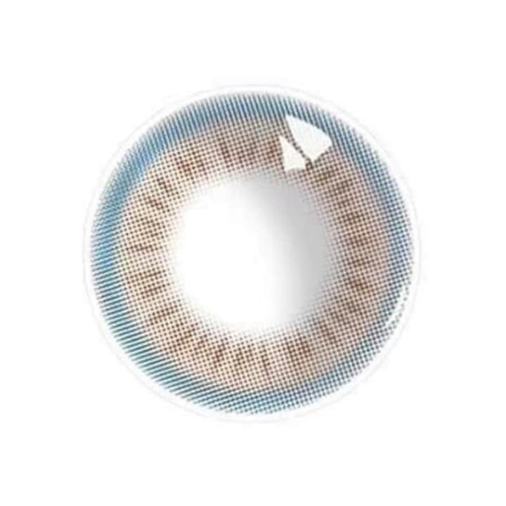 Lentile de contact colorate 14.5mm, albastre/maronii, 0 dioptrii