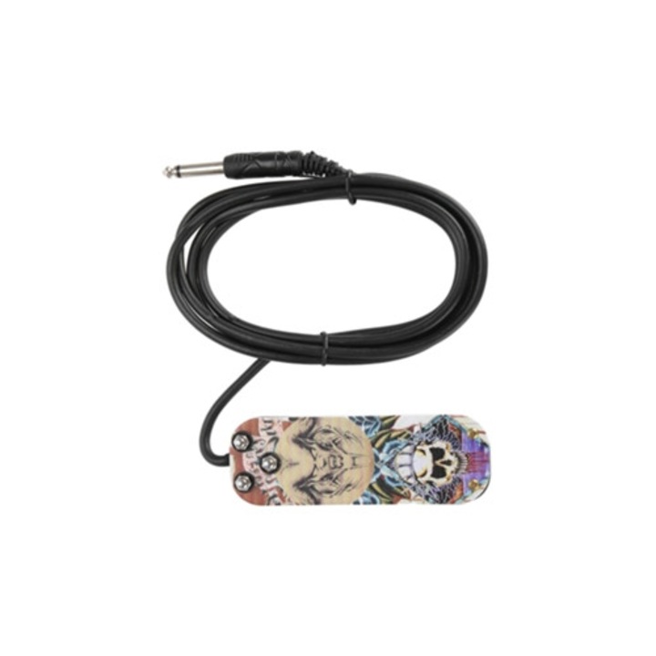 Rozsdamentes acél pedál tetoválógéphez, tetováló kiegészítők, megerősített kapcsoló