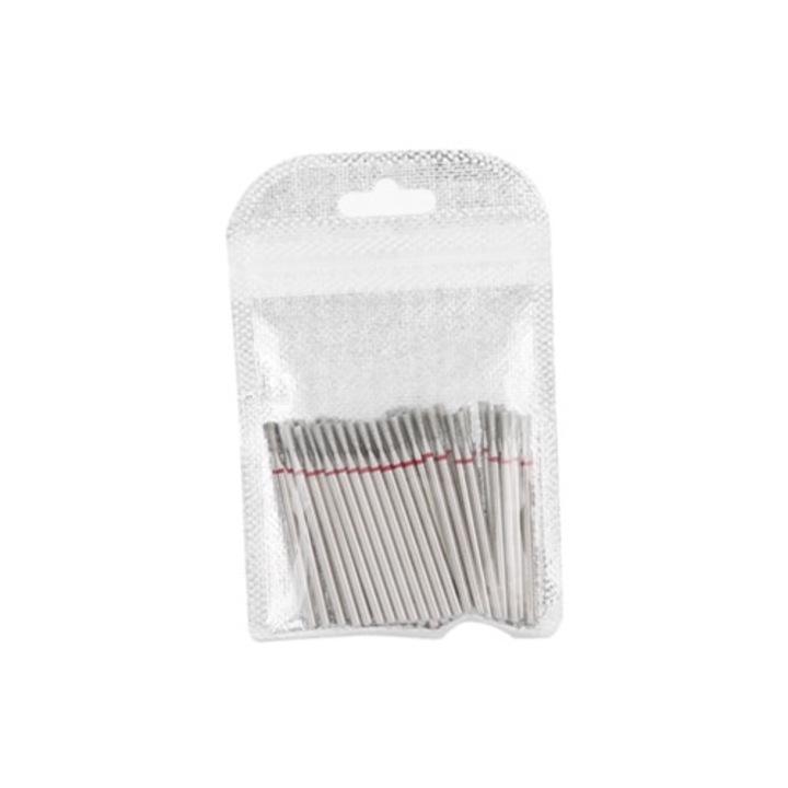 Set 50 pile cosmetice conice inversate, accesorii pentru unghii, multicolor