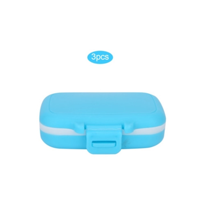 3 rekeszes tárolódoboz tetováló kiegészítőkhöz, félig tartós