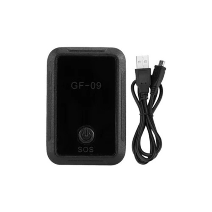 Dispozitiv de spionaj GPS mini pentru masina, alarma magnetica, localizator personal anti-furt