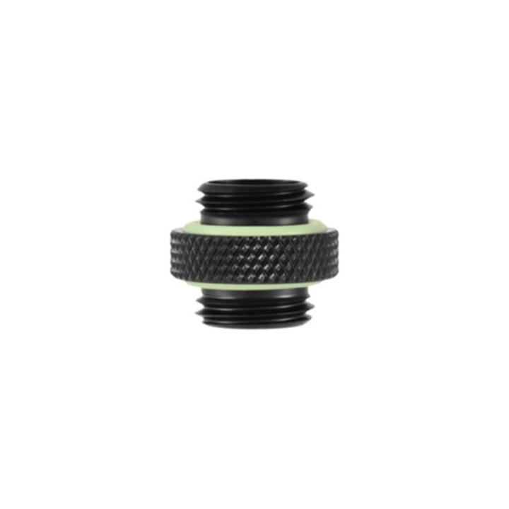 G1/4 csatlakozó adapter folyékony hűtőrendszerhez, 2 darabos készlet, fekete