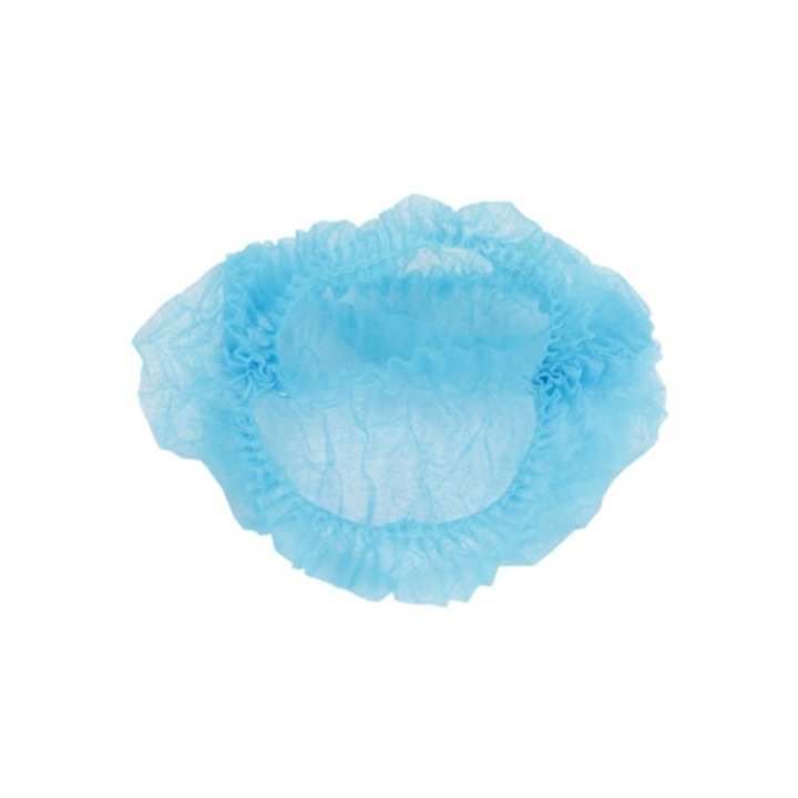 Set 100 Bonete de Unica Folosinta, Albastre, pentru Salon de Frizerie