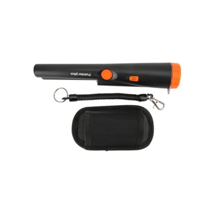 Detector metal portabil, impermeabil, capac de praf, negru