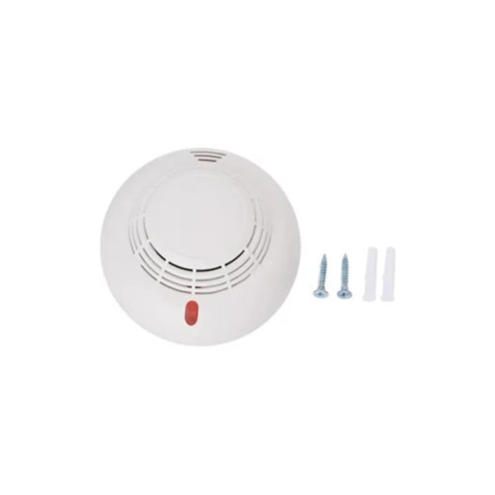 Detector de fum si foc fotoelectric inteligent pentru sisteme de securitate acasa, set