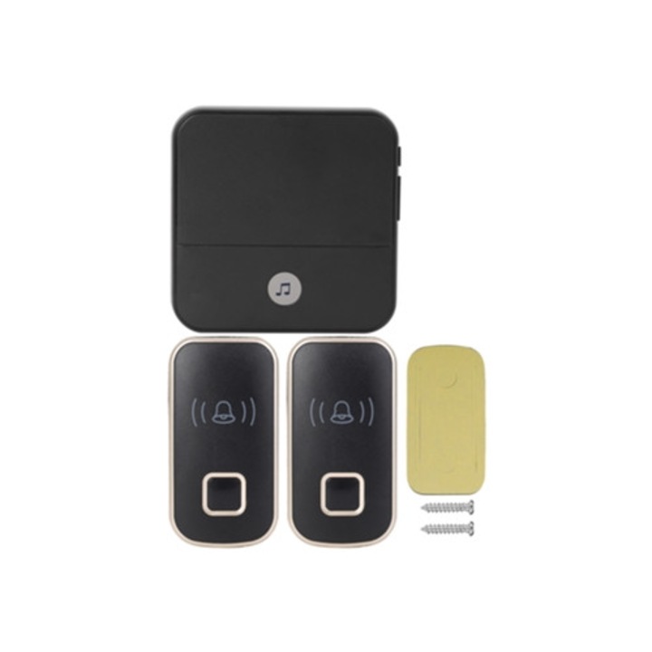 Безжична алармена система, 110 dB, 300 м, комплект с 1 приемник и 2 предавателя