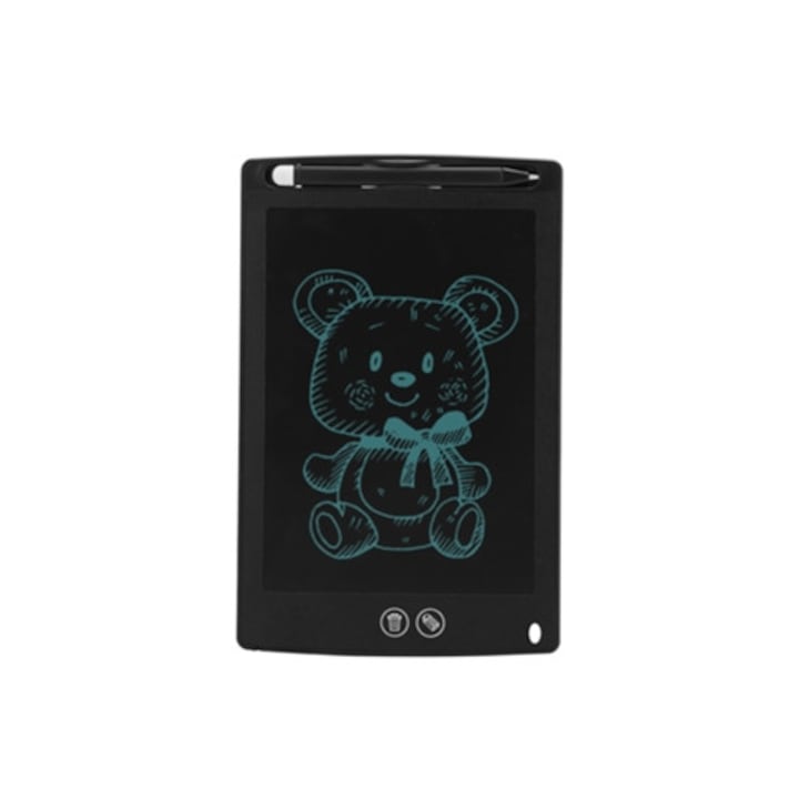 Tabla grafica electronica 8.5 inch, subtire, alba, pentru desen si stergere partiala