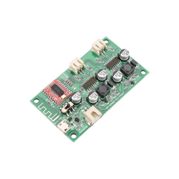 Placa amplificator Bluetooth 2x6W cu management de incarcare DC 5V/3.7V