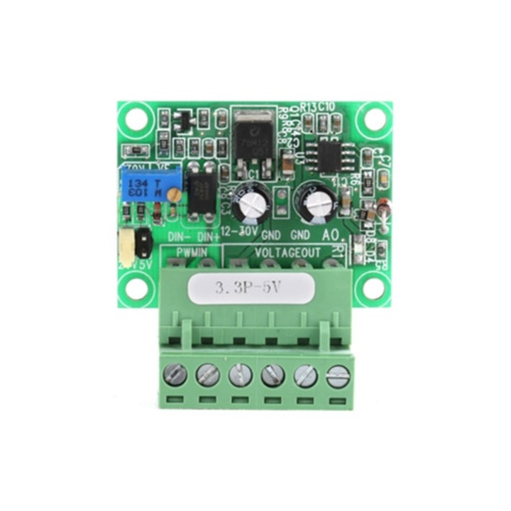 Modul convertor semnal PWM 3.3V la 0.5V pentru PLC