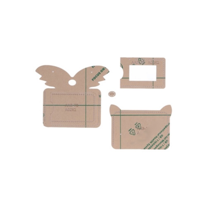 Set de matrite pentru portofele din acril 12x8.5cm, reutilizabile, durabile