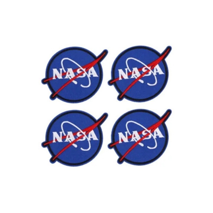 Set 8 Patches Brodate Stil NASA pentru Imbracaminte, Aplicatii, Decoratiuni, DIY