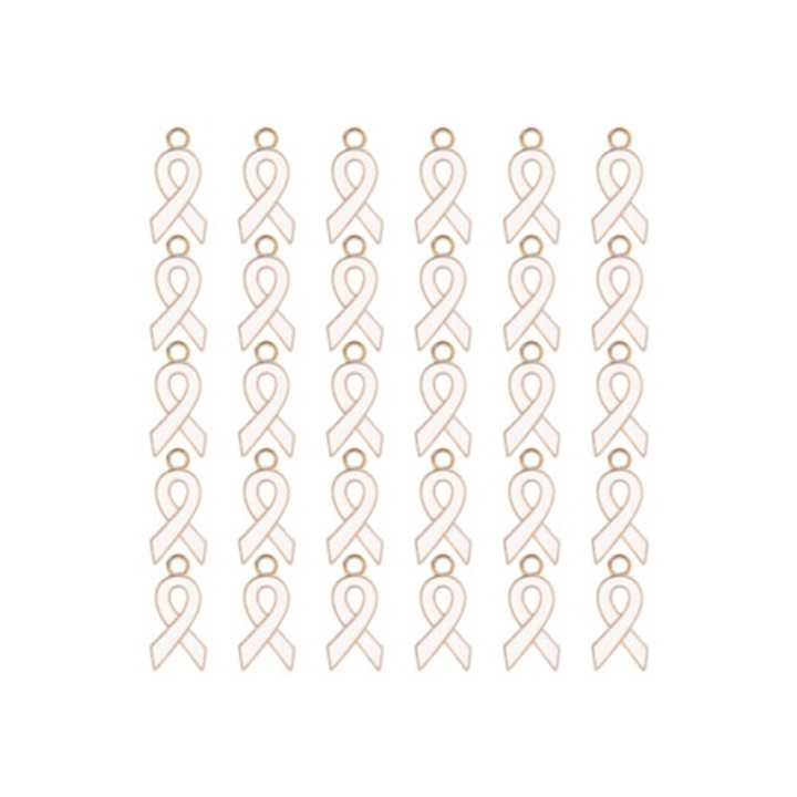 Set 30 pandantive panglica pentru bijuterii, DIY pentru coliere, bratari si brelocuri