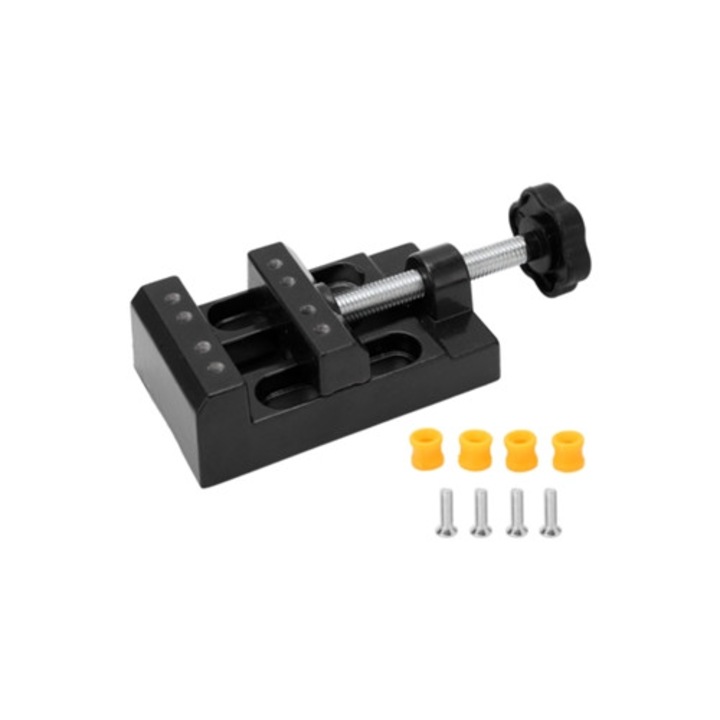 Strung mini din aliaj de aluminiu, dimensiune mica, capacitate de prindere 55 mm