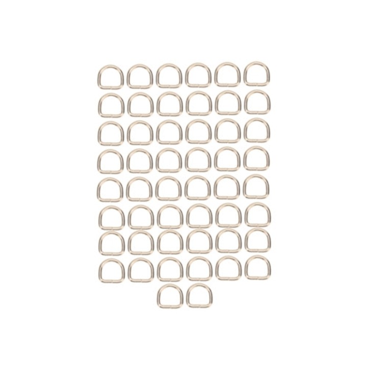 Set 50 inele D din fier premium, rezistente, aplicare variata