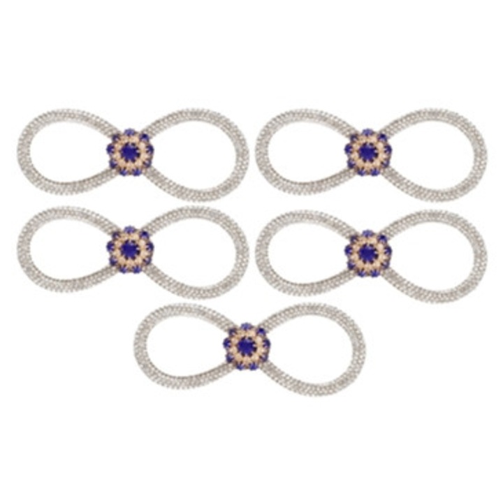 Brose cu fundita din strasuri, set, decorare pentru haine si incaltaminte, multicolor