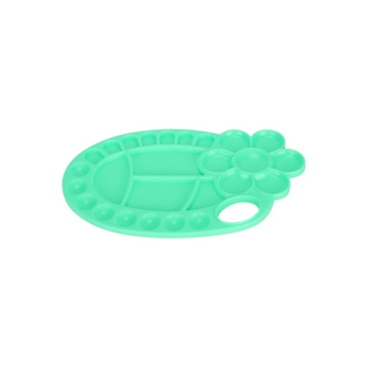 Paleta de vopsea din plastic, acuarele, set de unelte pentru arta, multicolor