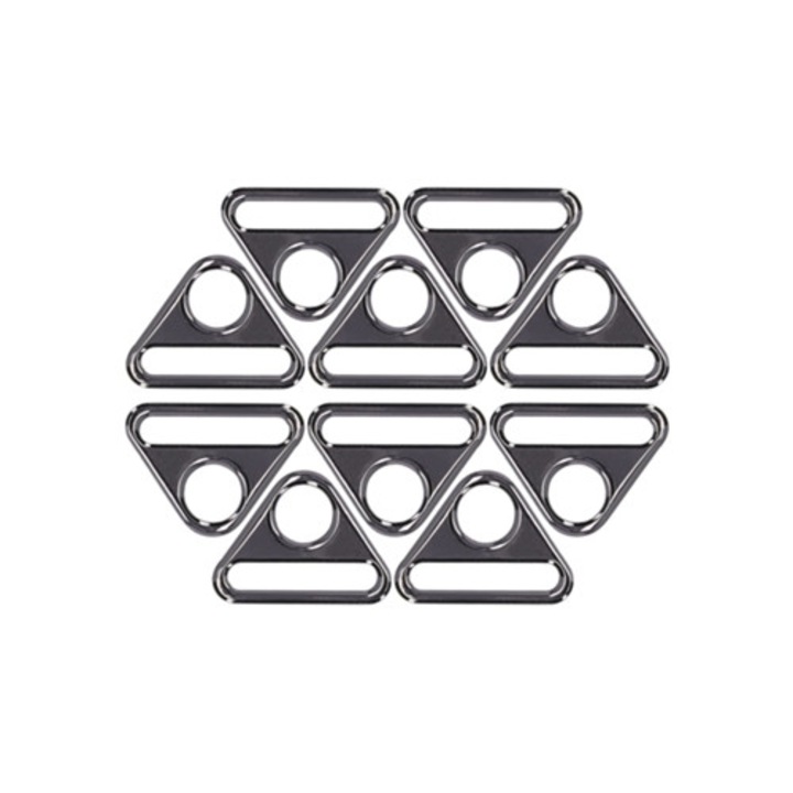 38 mm-es állítható cinkötvözet csat, 10 darabos készlet, könnyű, hordozható, poggyász kiegészítők